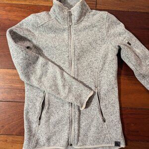 LL Bean Ultimate fleece sweater, xxs, Heather Gray